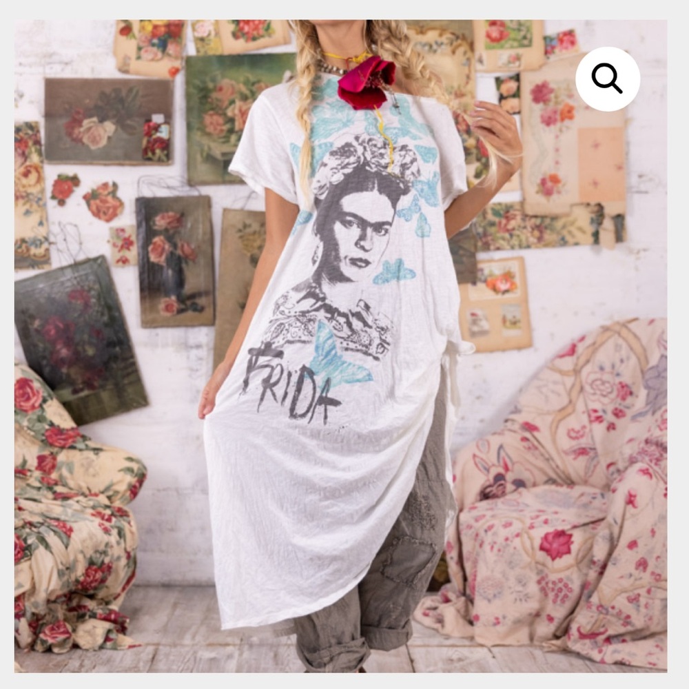 Magnolia Pearl The Remedy Cotton Jersey Dress Boyfriend Cut OSFM NWNWT